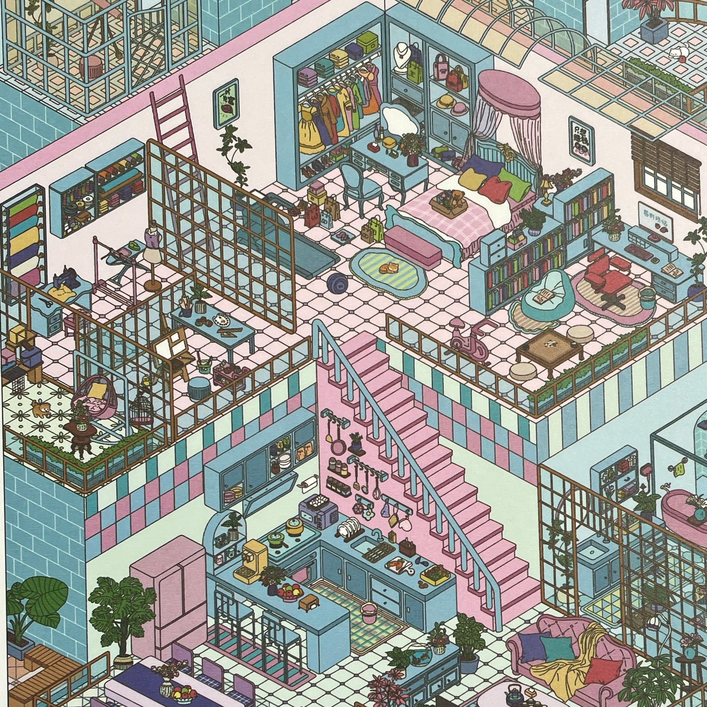 Live Exclusive Diorama Sticker A MANSION IS A LARGE