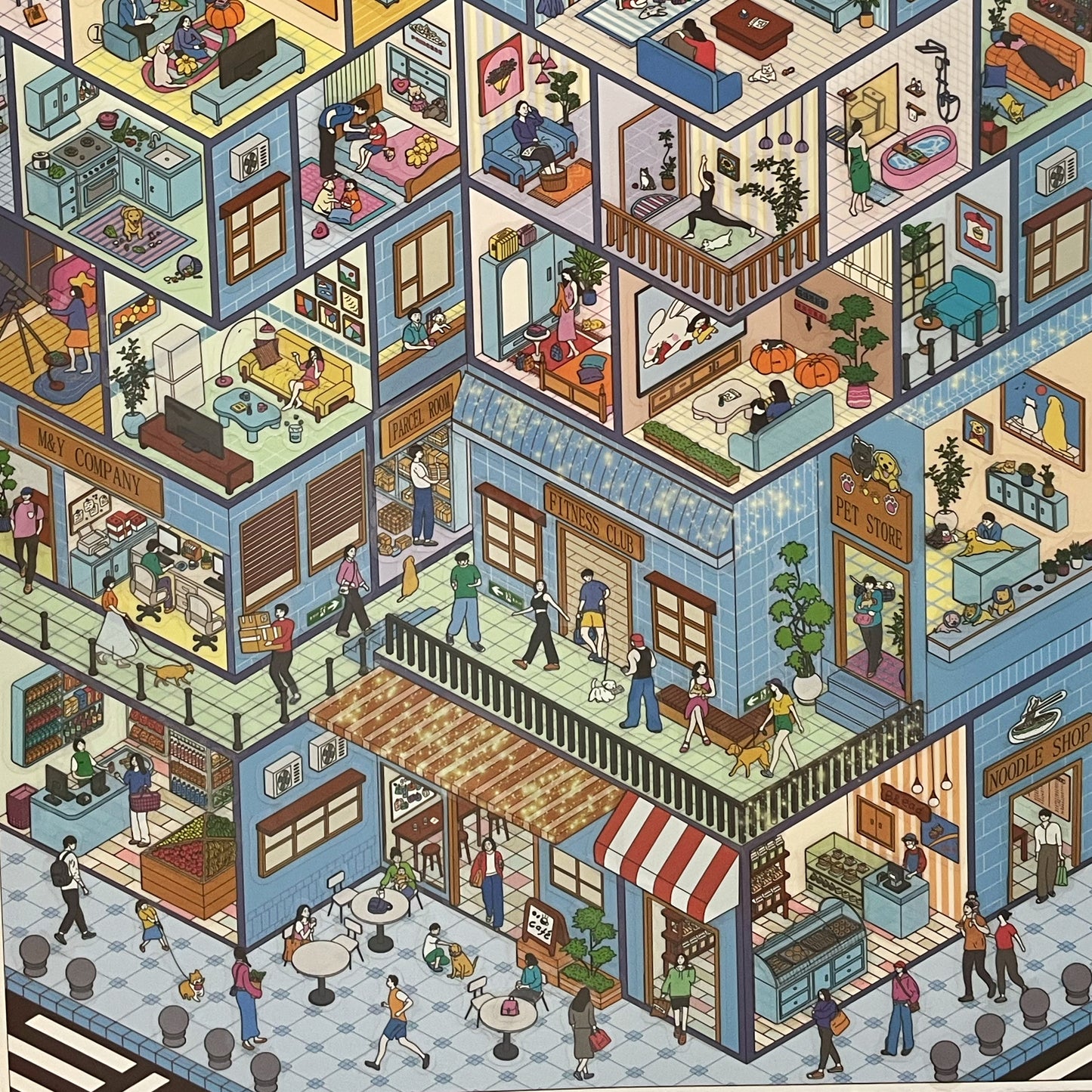 Live Exclusive Diorama Sticker Urban Night
