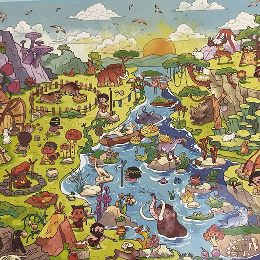 Diorama Sticker Primitive Tribe