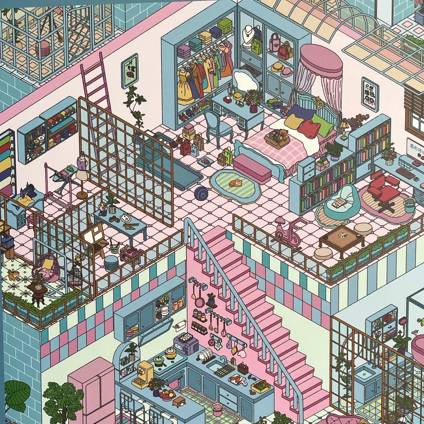 Live Exclusive Diorama Sticker A MANSION IS A LARGE