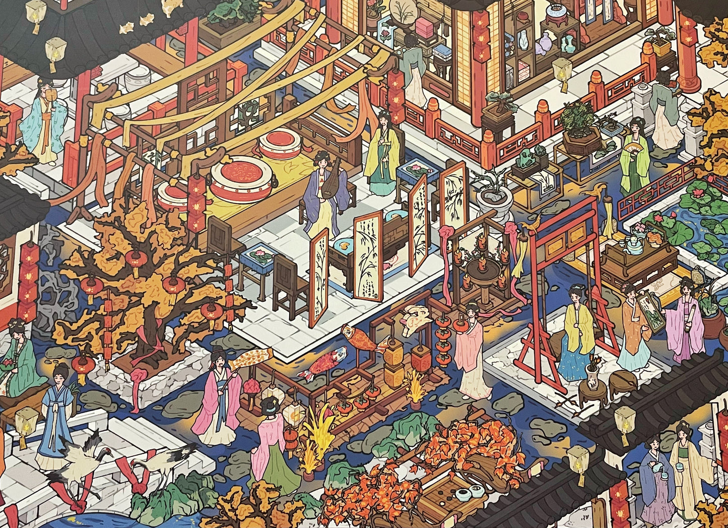 Ancient Style Scene Stickers Bundle & Items Chosen During Livestream_L02