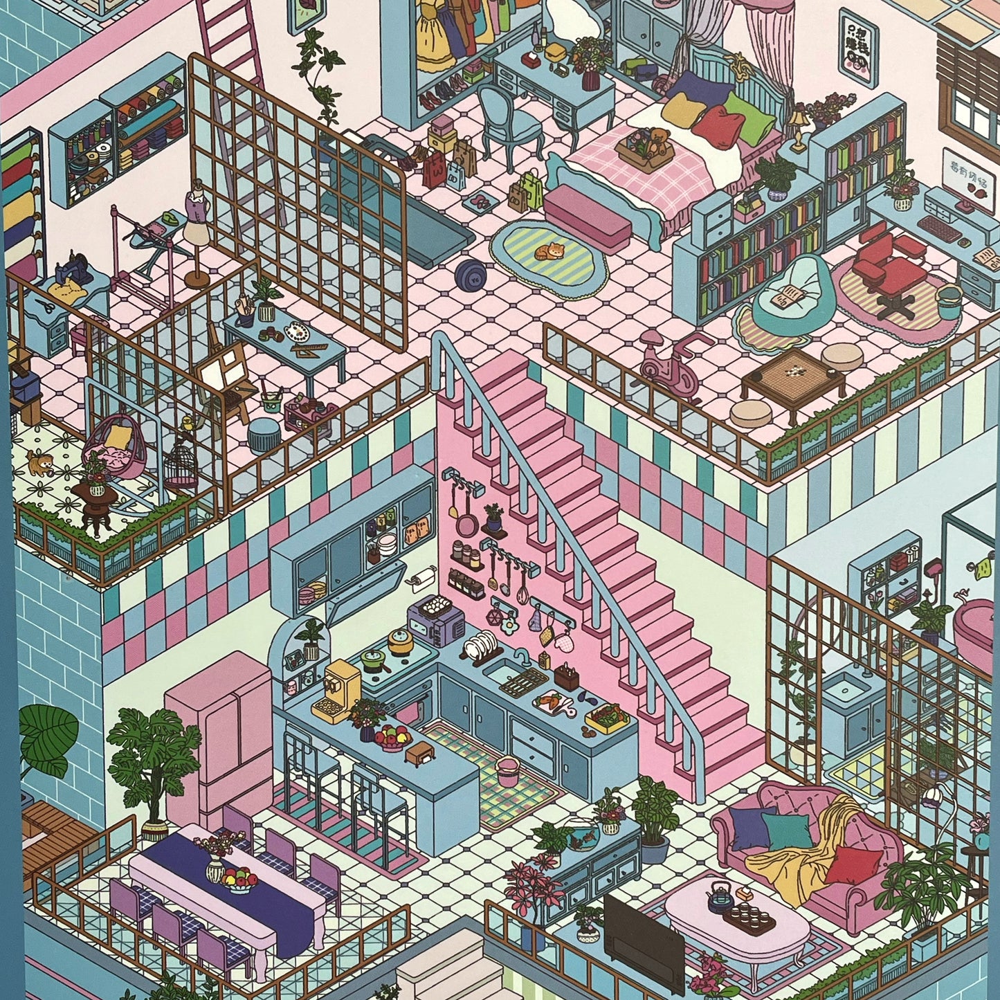 Live Exclusive Diorama Sticker A MANSION IS A LARGE