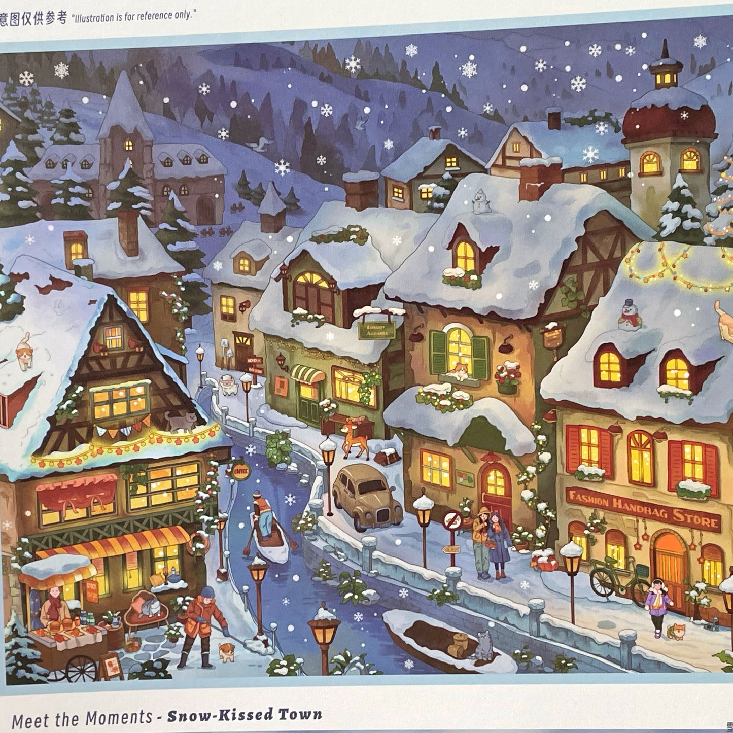 Live Exclusive Diorama Sticker Meet the Moments-Snow-Kissed Town