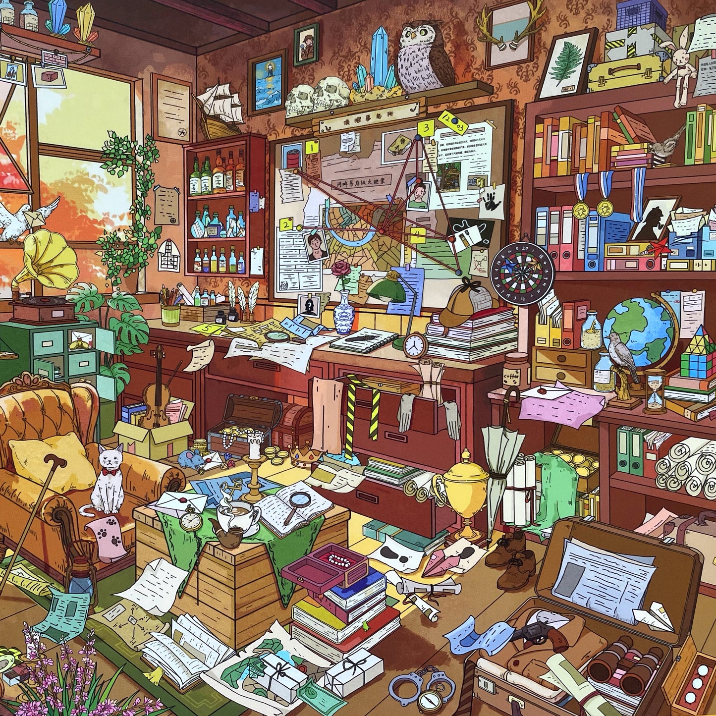 Live Exclusive Diorama Sticker Detective Agency