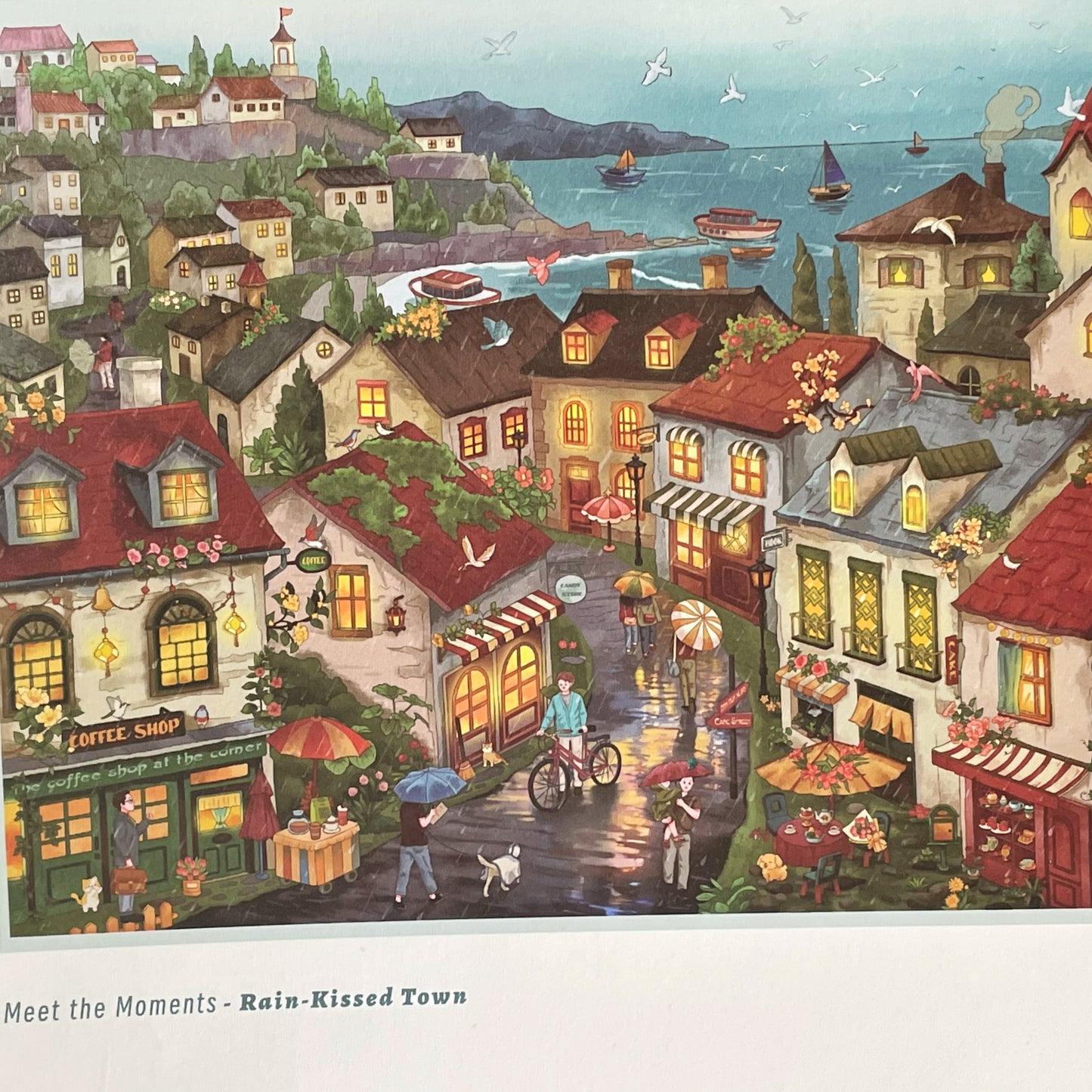 Live Exclusive Diorama Sticker Meet the Moments-Rain-Kissed Town
