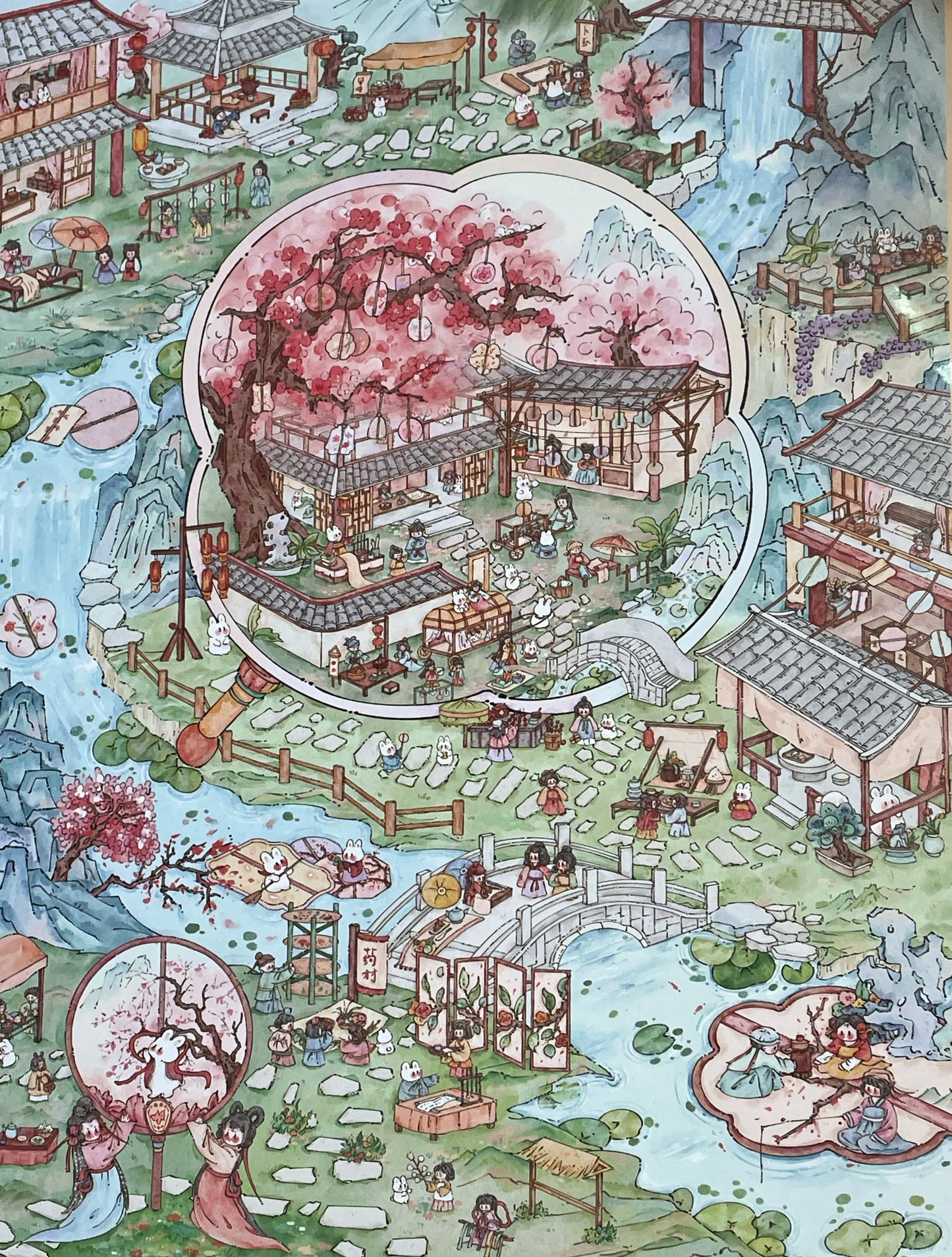 Ancient Style Scene Stickers Bundle & Items Chosen During Livestream_L02
