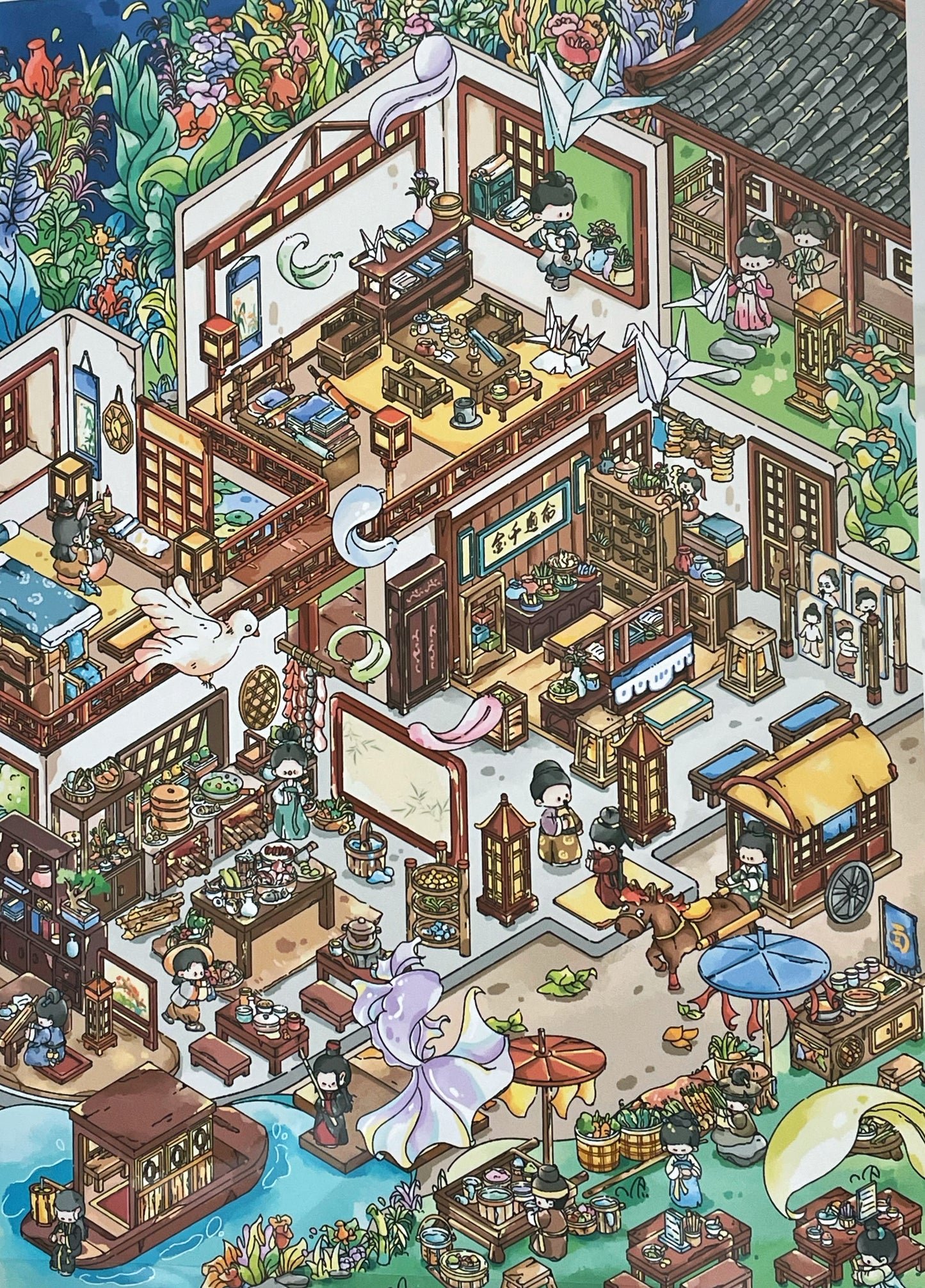 Ancient Style Scene Stickers Bundle & Items Chosen During Livestream_L02