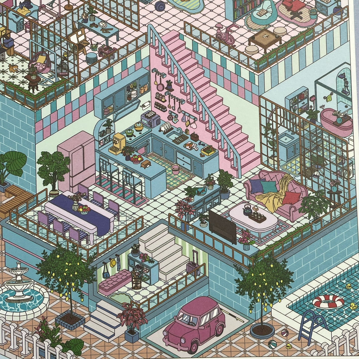 Live Exclusive Diorama Sticker A MANSION IS A LARGE