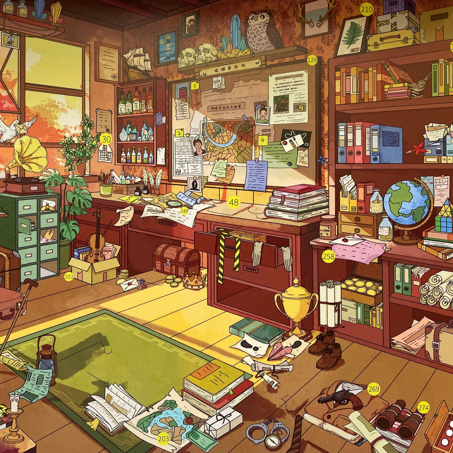 Live Exclusive Diorama Sticker Detective Agency