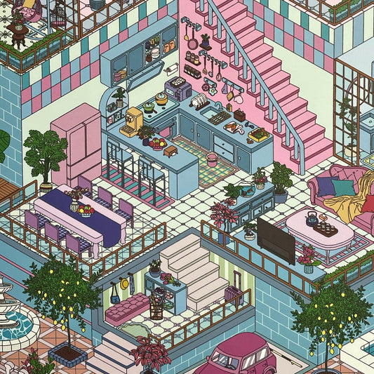 Live Exclusive Diorama Sticker A MANSION IS A LARGE