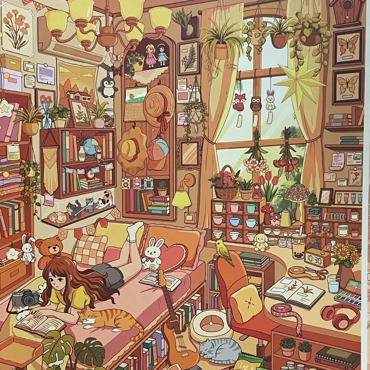 Live Exclusive Diorama Sticker Cozy Slow Living