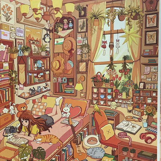 Live Exclusive Diorama Sticker Cozy Slow Living